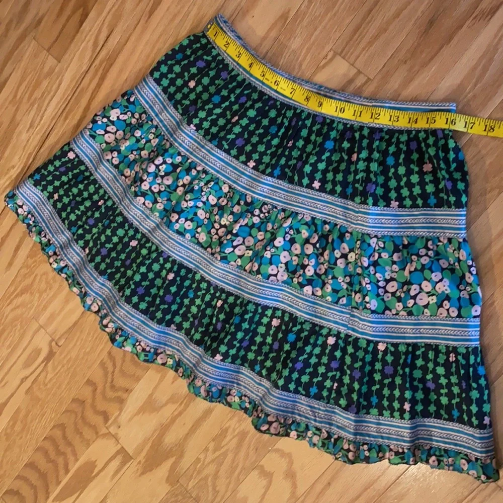 Marc Jacobs Clover Leaf and Daisy Floral Print fit and flare Mini Skirt 8 - Picture 15 of 16